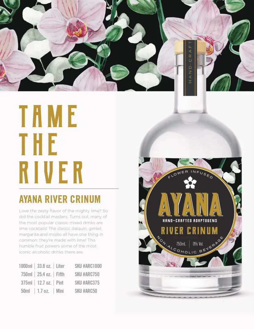 Tame the river cranium bottle with a design