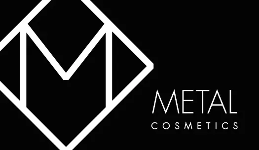 Metal Cosmetics logo in black color